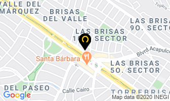 Mapa de Dra. Garza Valdes Marcela en Monterrey