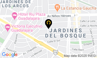 Mapa de Dra. Rubria Irene López Sánchez en Guadalajara