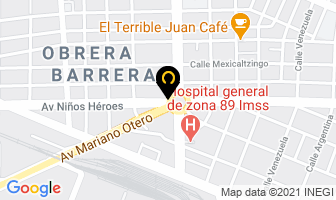 Mapa de Dragon Inmortal en Guadalajara