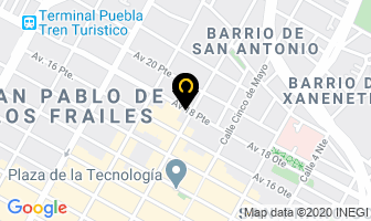 Mapa de Dulceria La Gran Fiesta en Puebla