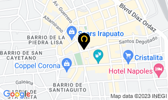 Mapa de Dulcerias Denny Colon en Irapuato
