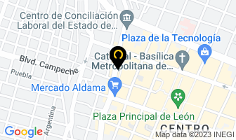 Mapa de Dulcerias Denny Leon Ii en León
