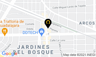 Mapa de Dv Soluciones en Guadalajara