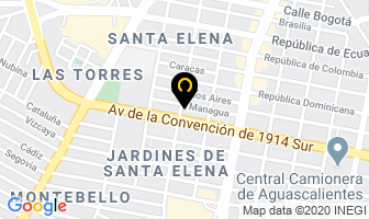Mapa de Economotos en Aguascalientes