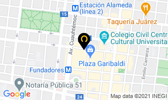 Mapa de Ediciones Culturales Intles en Monterrey