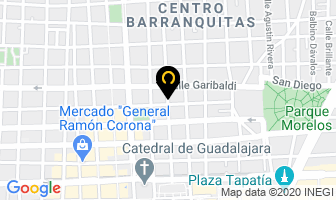 Mapa de Editoriales Deli en Guadalajara