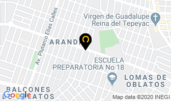 Mapa de El Acuario en Guadalajara