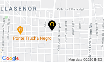 Mapa de El Castor en Guadalajara
