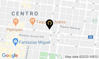 Mapa de El Gran Paso Inn en Monterrey