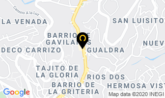 Mapa de El Lugar De La Pizza en Guanajuato
