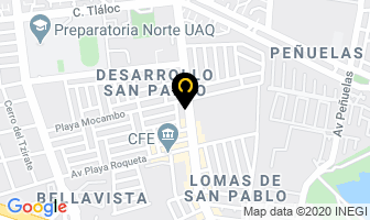 Mapa de El Nuevo Pan De Querétaro en Ciudad de Mexico
