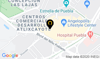 Mapa de El Palacio De Hierro en Puebla