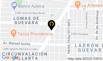 Mapa de El Pie Feliz en Guadalajara