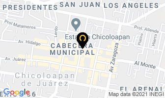 Mapa de “El Rincon Oaxaqueño en Ciudad de Mexico