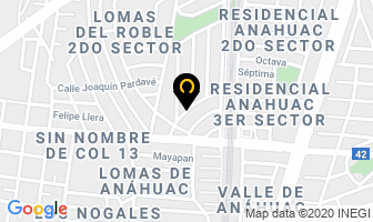 Mapa de El Taller De Las Rosas en San Nicolás de los Garza