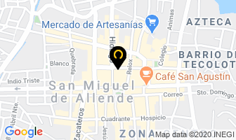 Mapa de El Tomato en San Miguel de Allende