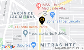 Mapa de El Torito Restaurante en Monterrey