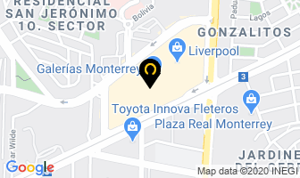 Mapa de El Viajero Del Norte en Monterrey