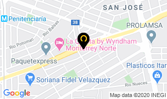 Mapa de Electroclimas Y Compresores S.a. De C.v. en Monterrey