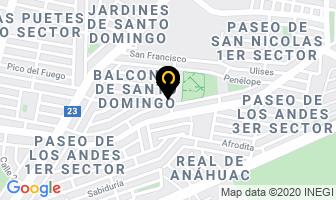 Mapa de Elementos Termicos De Control S.a De C.v. en San Nicolás de los Garza