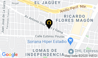 Mapa de Embobinados Tecnicos en Guadalajara