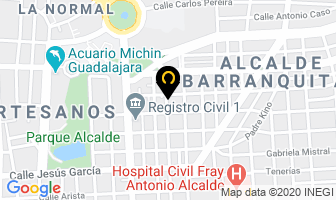 Mapa de Empresas De Outsourcing Cetina Consultores en Guadalajara