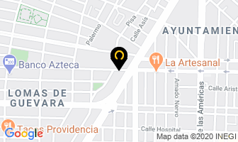 Mapa de Endocrinologia Pediatrica Y Del Adolescente en Guadalajara