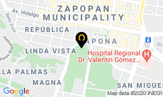 Mapa de English 4 U en Zapopan