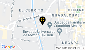 Mapa de Envases Universales De MÉxico S.a De C.v en Cuautitlán