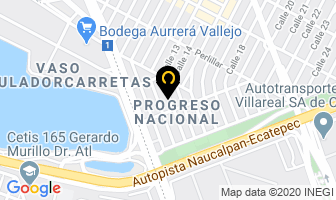 Mapa de Erisa Equipos Y Refacciones De Refrigeración Industrial en Ciudad de Mexico