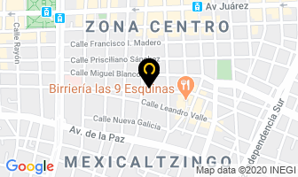Mapa de Escala Grafica en Guadalajara
