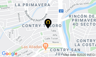 Mapa de Escuela De Baile Citlali en Monterrey