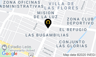 Mapa de Escuela De Educación Especial en León