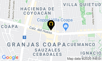 Mapa de Escuela De Karate-Do *kyuden* Delegación Coyoacán en Ciudad de Mexico