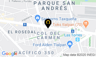 Mapa de Escuela De Manejo Imperial en Ciudad de Mexico