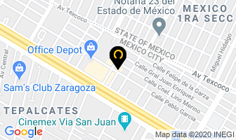 Mapa de Escuela De Manejo Vel Art 2000 en Ciudad de Mexico
