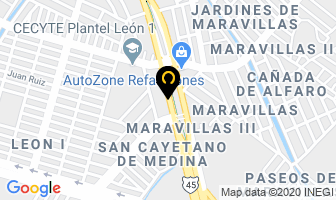 Mapa de Escuela De Mecatrónica Automotriz “Ema México” en León
