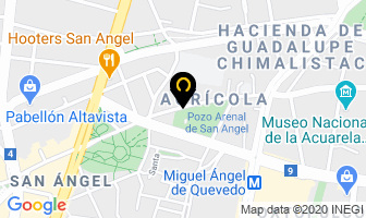 Mapa de Escuela Fernando R. Rodriguez en Ciudad de Mexico