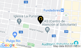 Mapa de Escuelas De Inglés En Monterrey en Monterrey