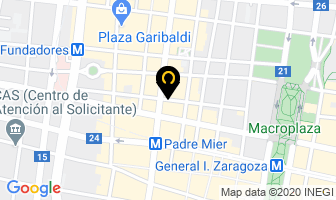 Mapa de Espinoza Ortega Jose De Jesus en Monterrey