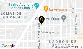 Mapa de Estaciones Flores en Guadalajara