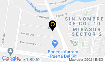 Mapa de Este Y Oeste Internacional S.a. De C.v. en Monterrey