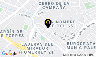 Mapa de Estetica Conchita en Monterrey