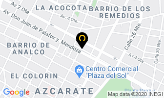 Mapa de Estetica Dental - Dr Jose Ernesto Pinot Vazquez en Puebla