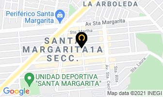 Mapa de Estetica Dorys en Zapopan