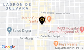 Mapa de Estetica Express en Guadalajara