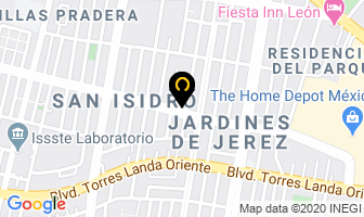Mapa de Estetica Martha Valencia en León