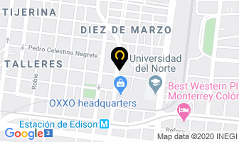 Mapa de Estopera Regiomontana, S.a. De C.v. en Monterrey