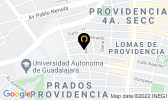 Mapa de Estrella Blanca Paqueteria Y Envios en Guadalajara