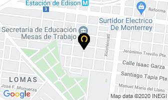 Mapa de Estudio De Mecanica De Suelos en Monterrey